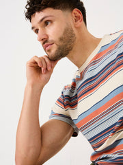 Trescowe Blue Trescowe Stripe Tshirt