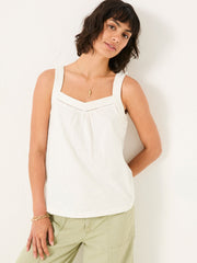 Carly White Cami Top