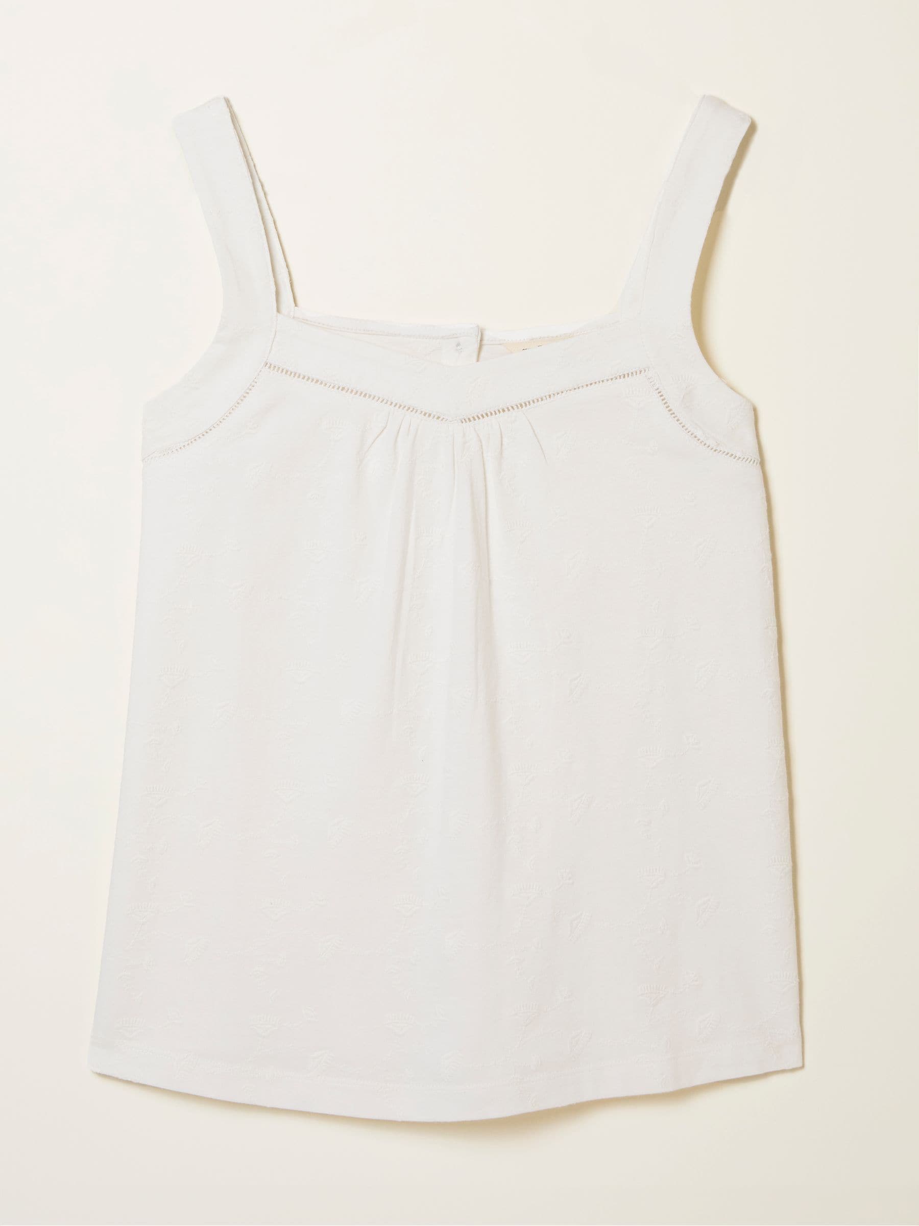 Carly White Cami Top