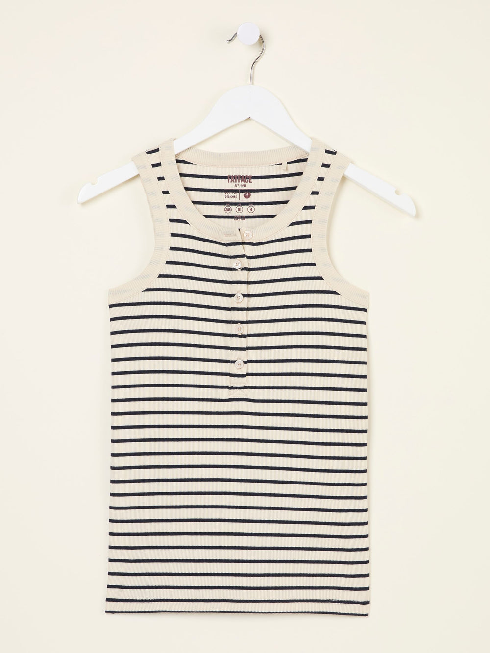 Rachel Breton Stripe Rib Vest