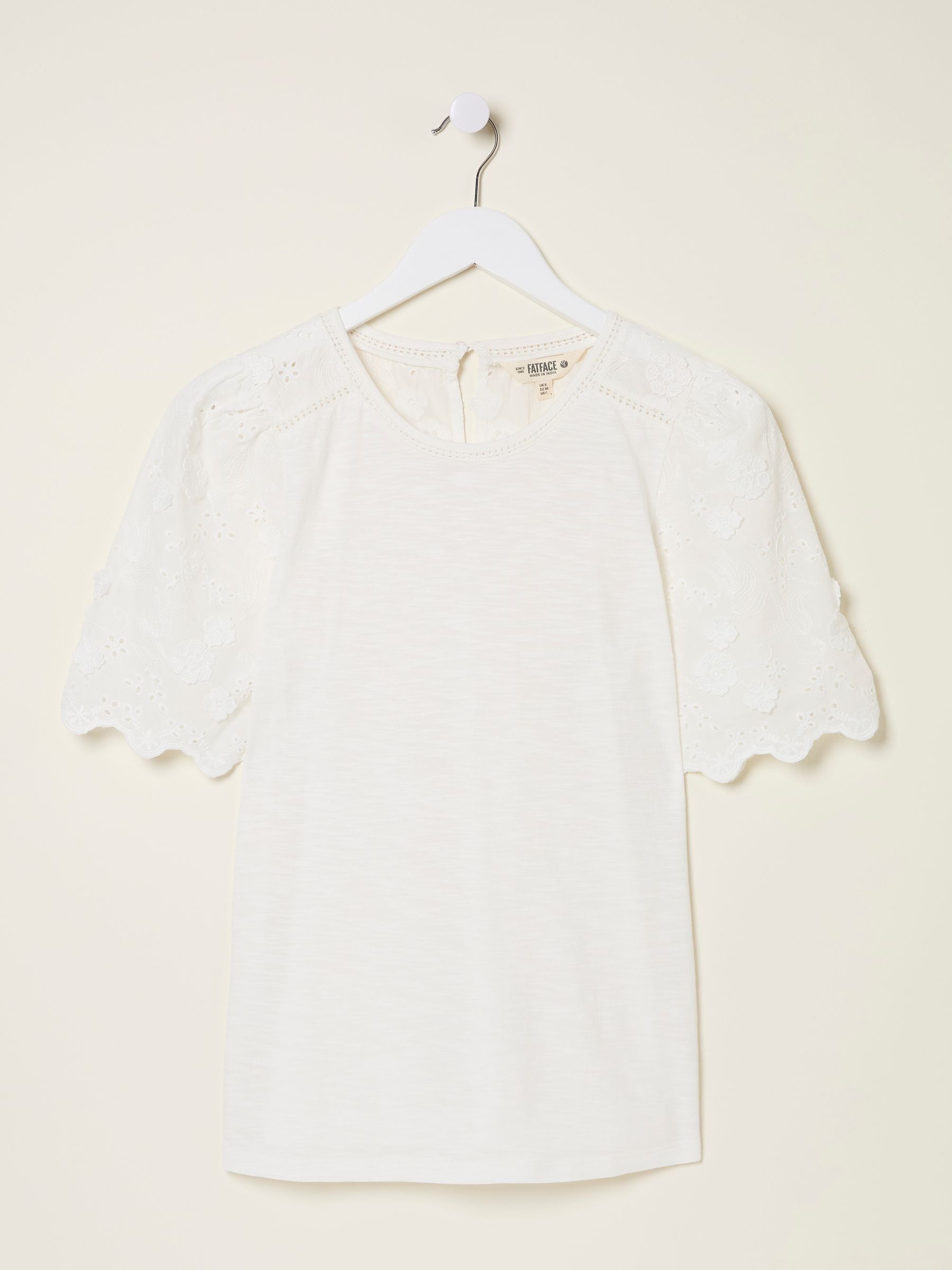 Ivory Pretty Broderie Top