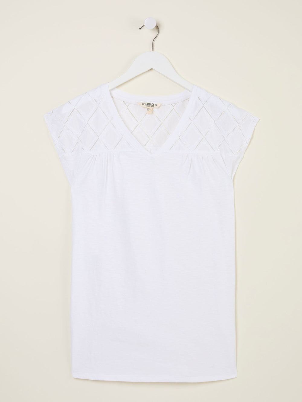 Sandi White Embroidered Tunic