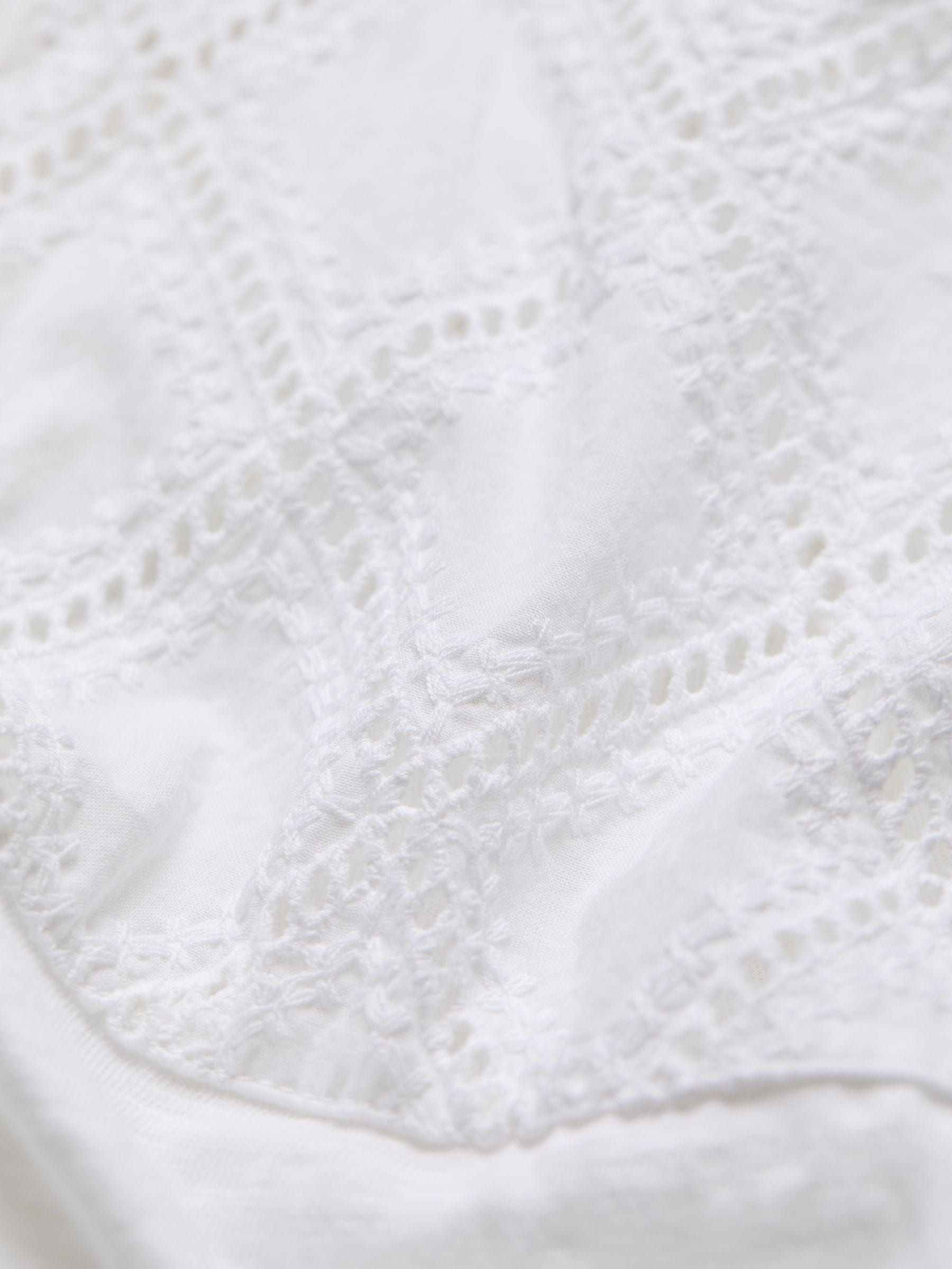 Sandi White Embroidered Tunic