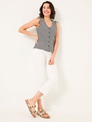 Claudia Navy Stripe Jersey Tank