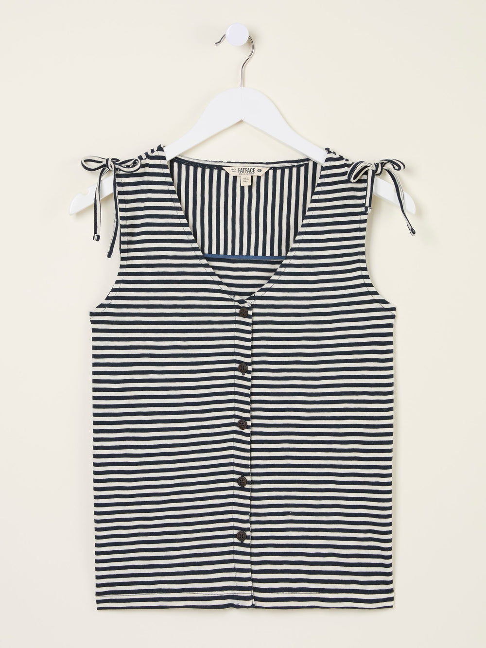 Claudia Navy Stripe Jersey Tank