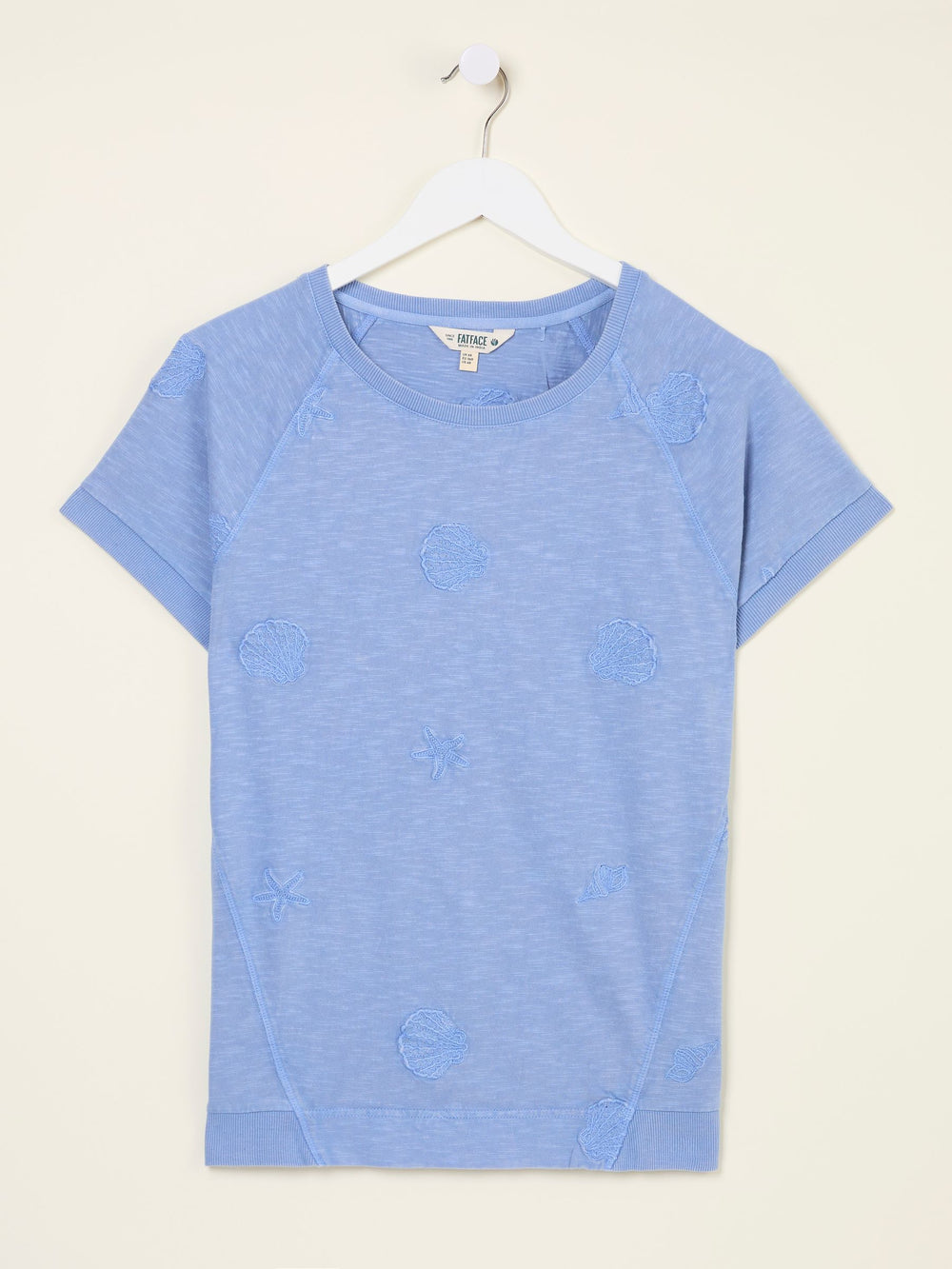 Blue Embroidered MCS TShirt