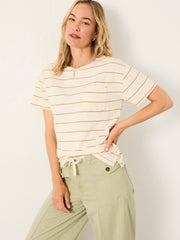 Lily Ivory Stripe T Shirt