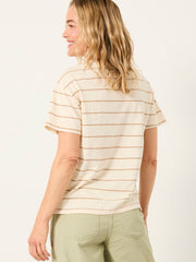 Lily Ivory Stripe T Shirt