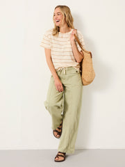 Lily Ivory Stripe T Shirt
