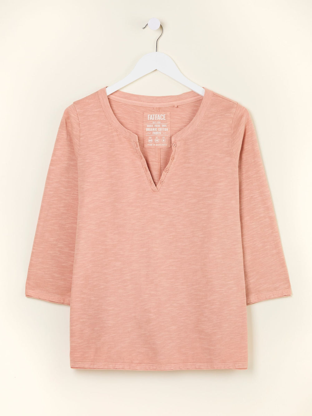 Aster Pink 3/4 Sleeve T-Shirt
