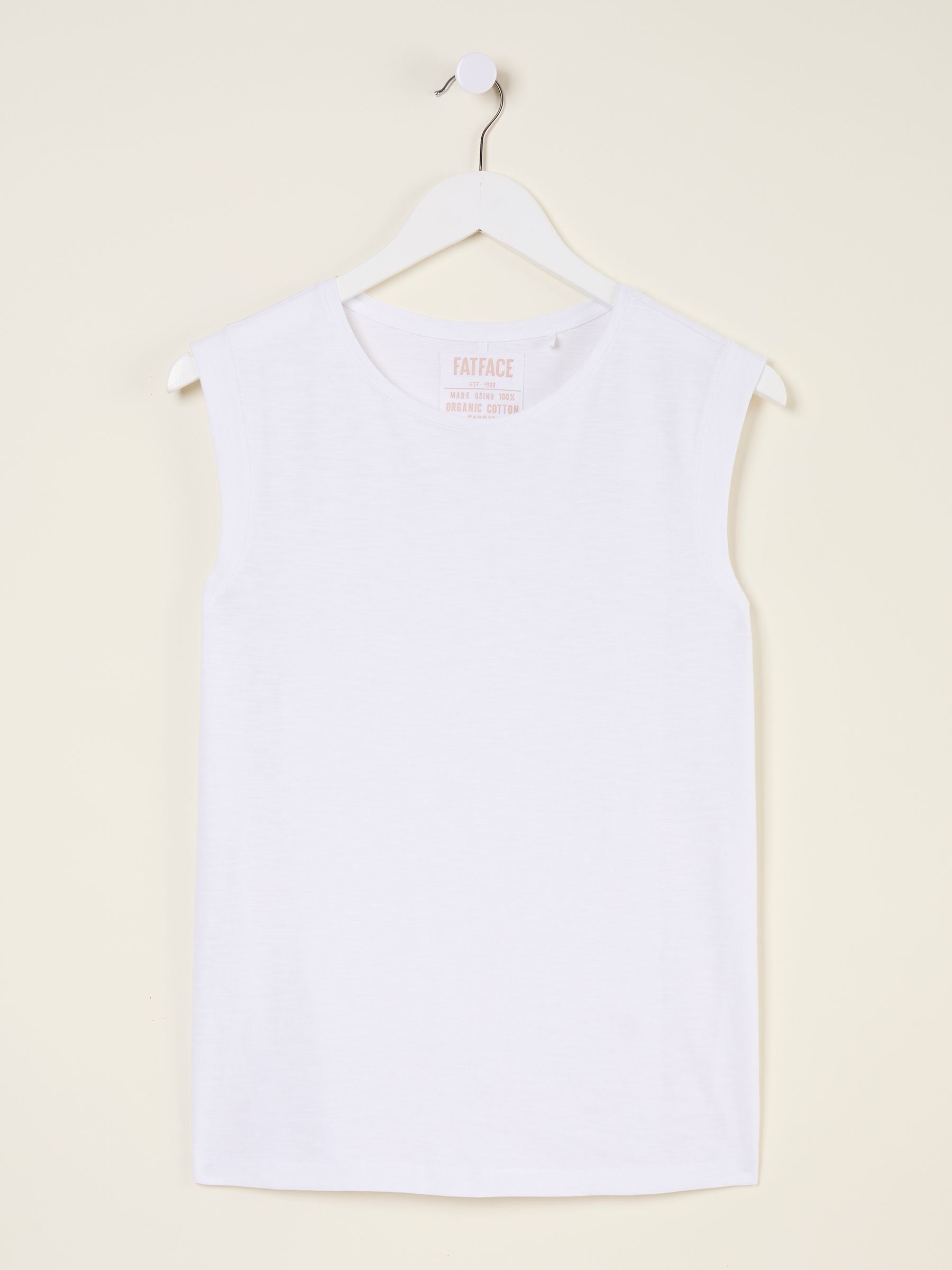 Tia White Jersey Tank Top