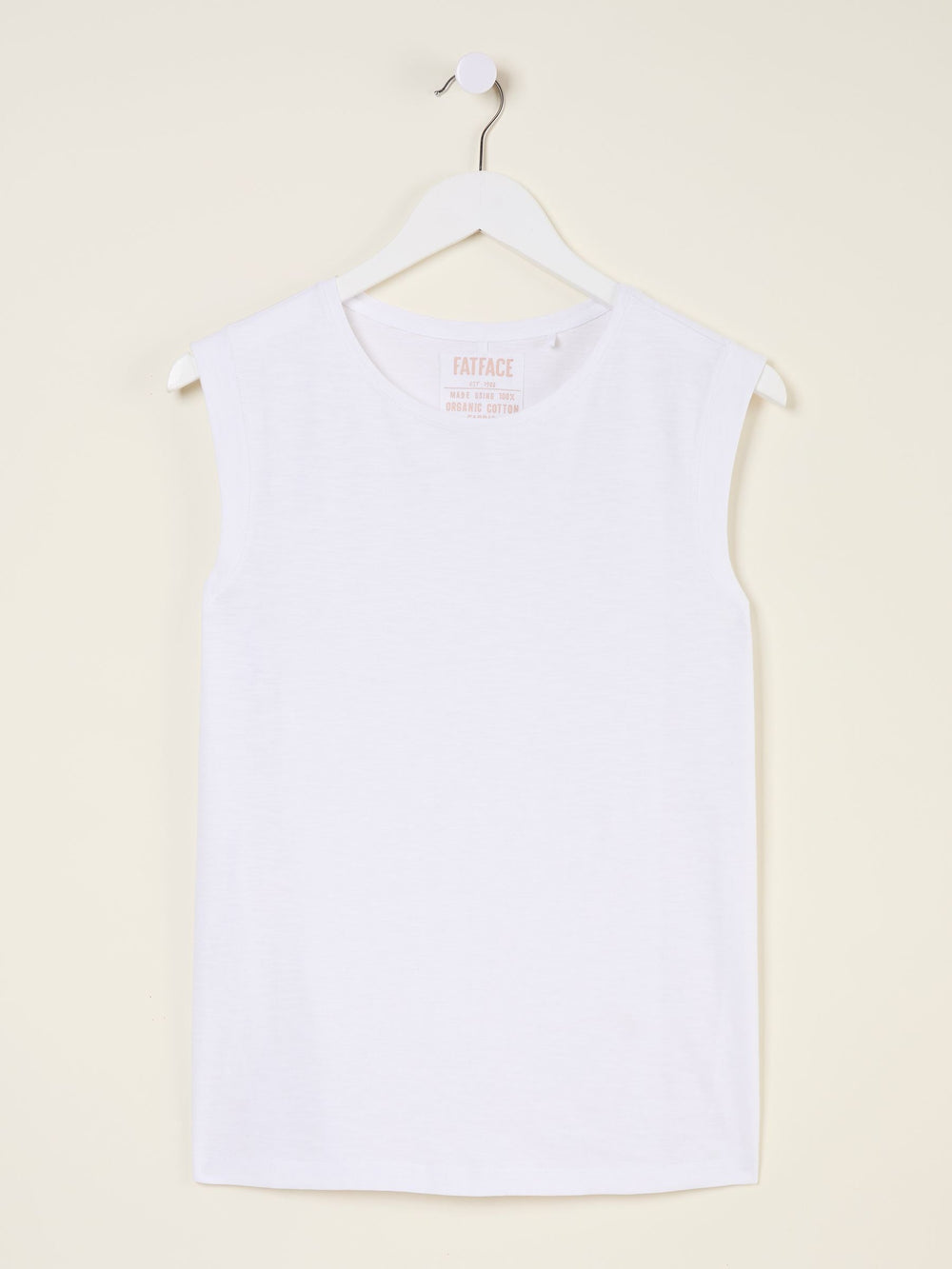 Tia White Jersey Tank Top