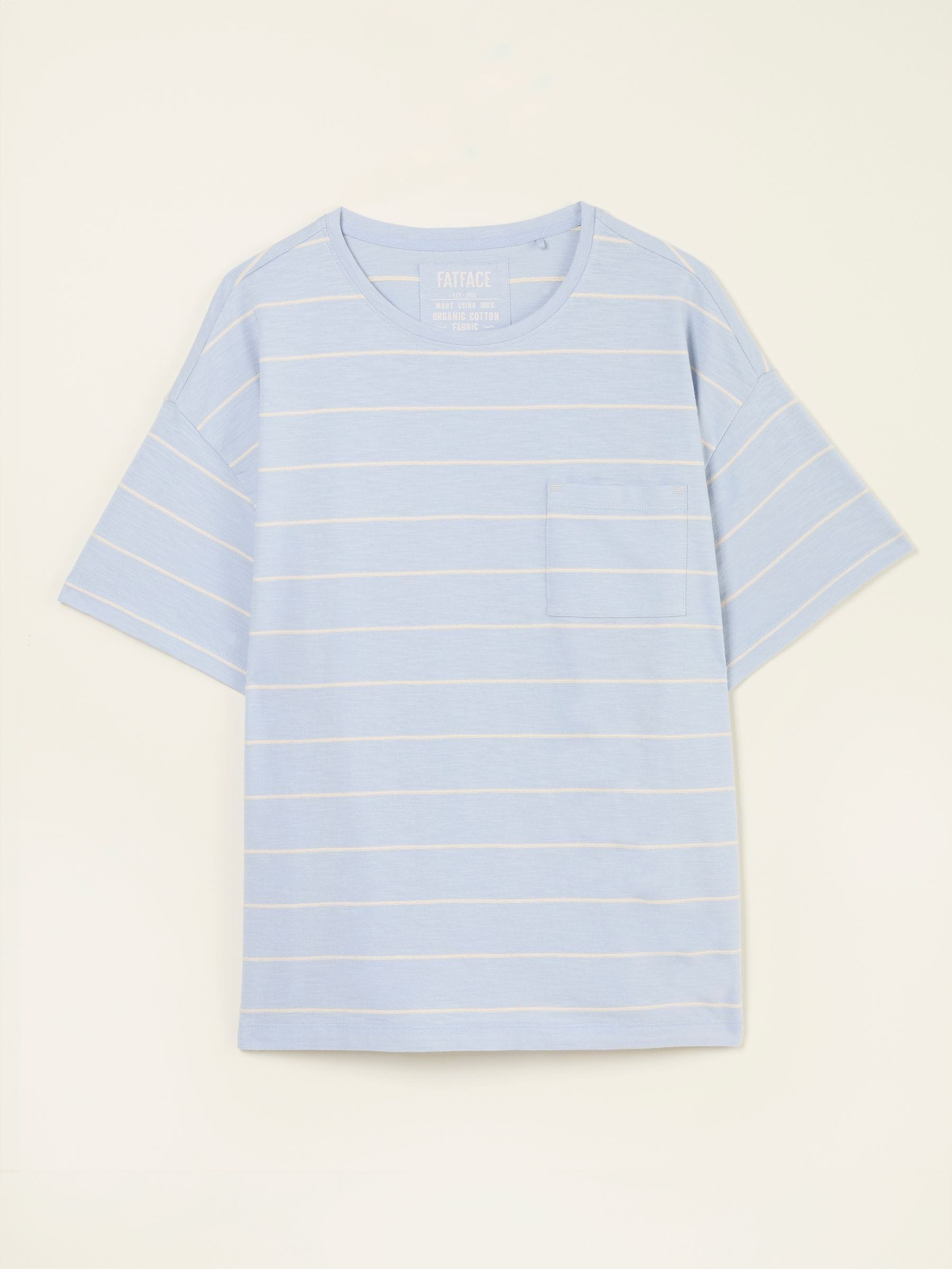 Lily Light Blue Stripe T Shirt