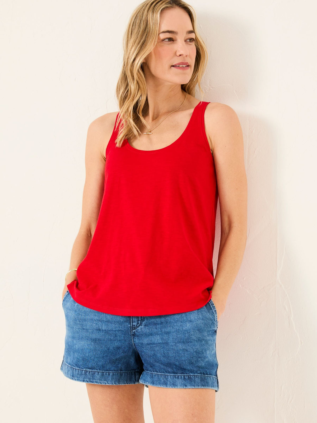 Kirsty Bright Red Vest