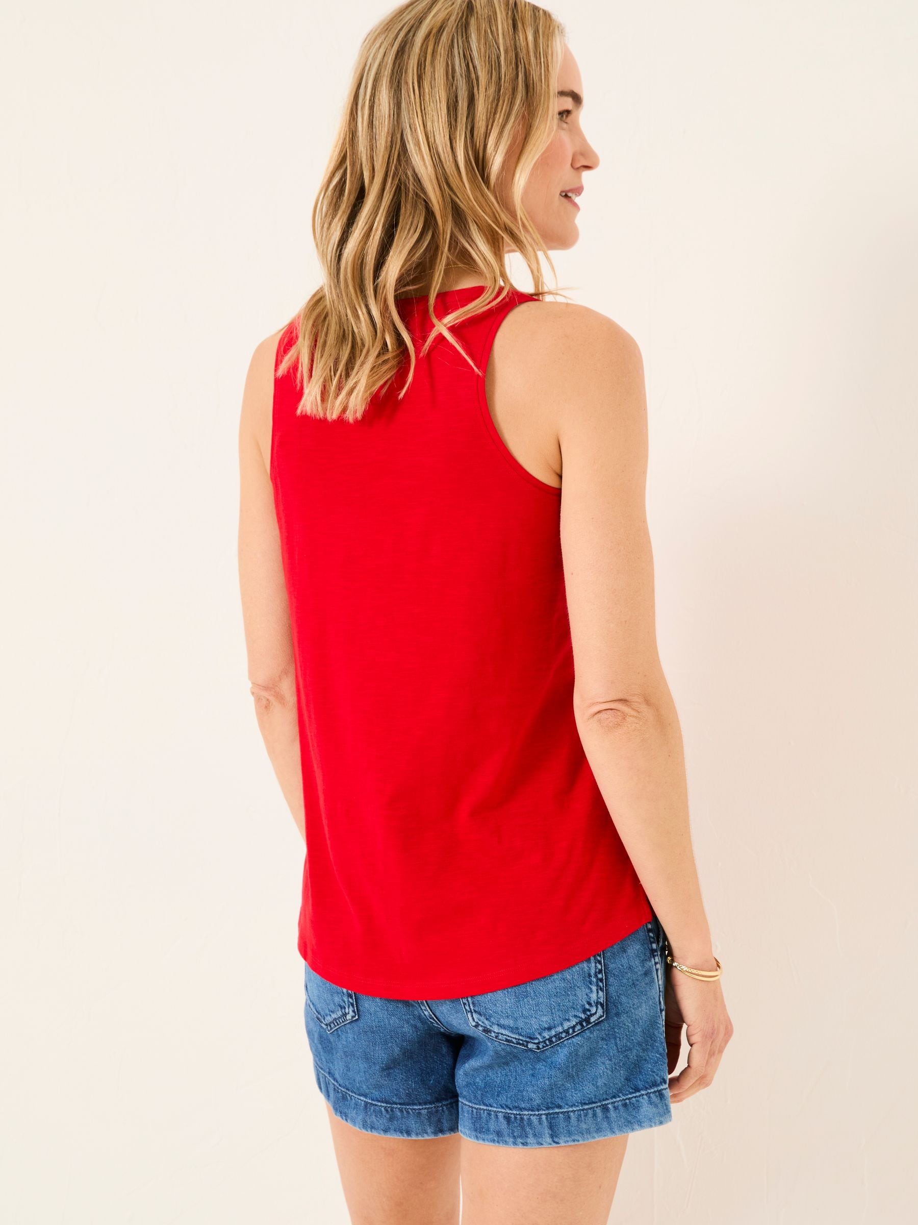 Kirsty Bright Red Vest