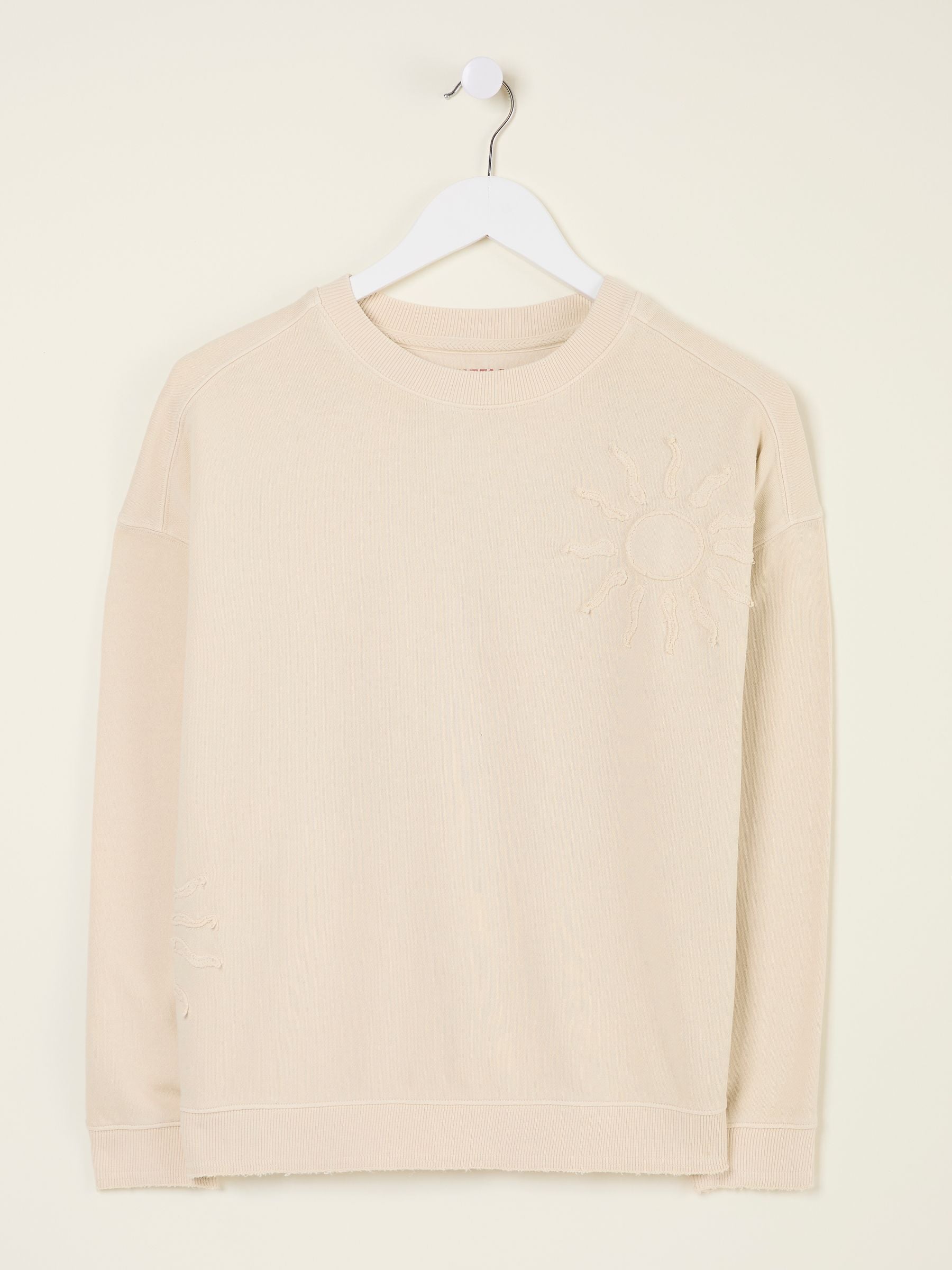 Lottie Natural Sun Graphic Crew Sweatshirt