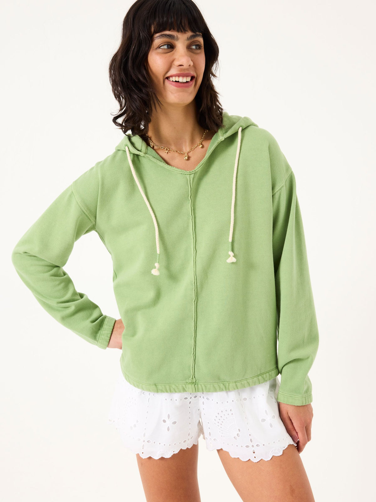 Green Beach Overhead Hoody