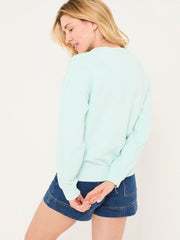 Georgia Mint Green Crew Sweatshirt