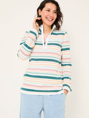 Airlie Natural Multi Stripe Sweat Top