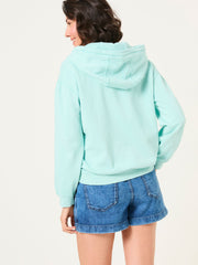 Bex Turquoise Blue Bex Overhead 100% Cotton Hoodie