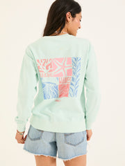 Georgia Mint Green MCS Graphic Crew Sweatshirt