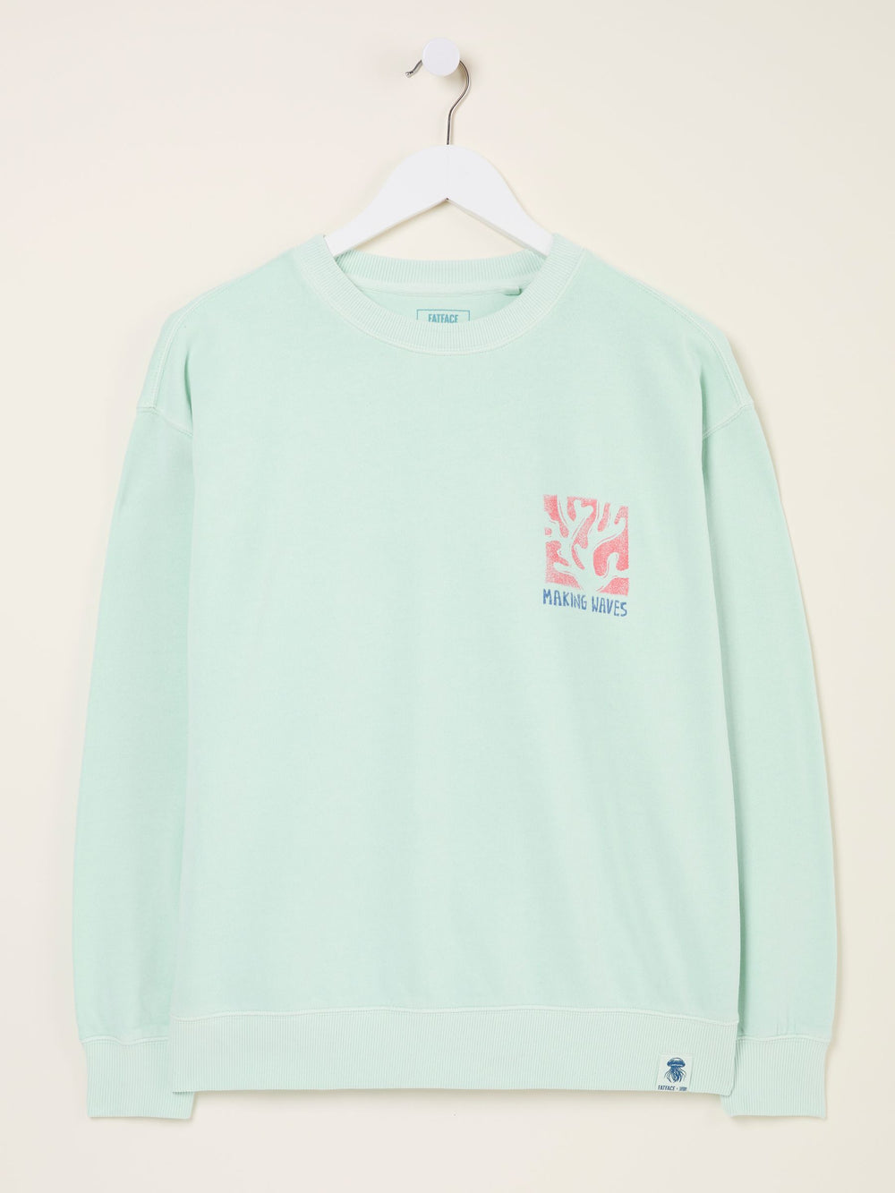 Georgia Mint Green MCS Graphic Crew Sweatshirt