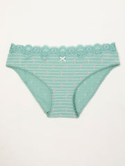 Green SEAHORSE PRINT KNICKERS
