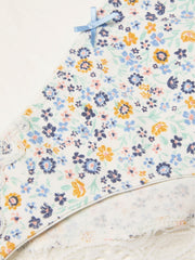 White Floral Knickers