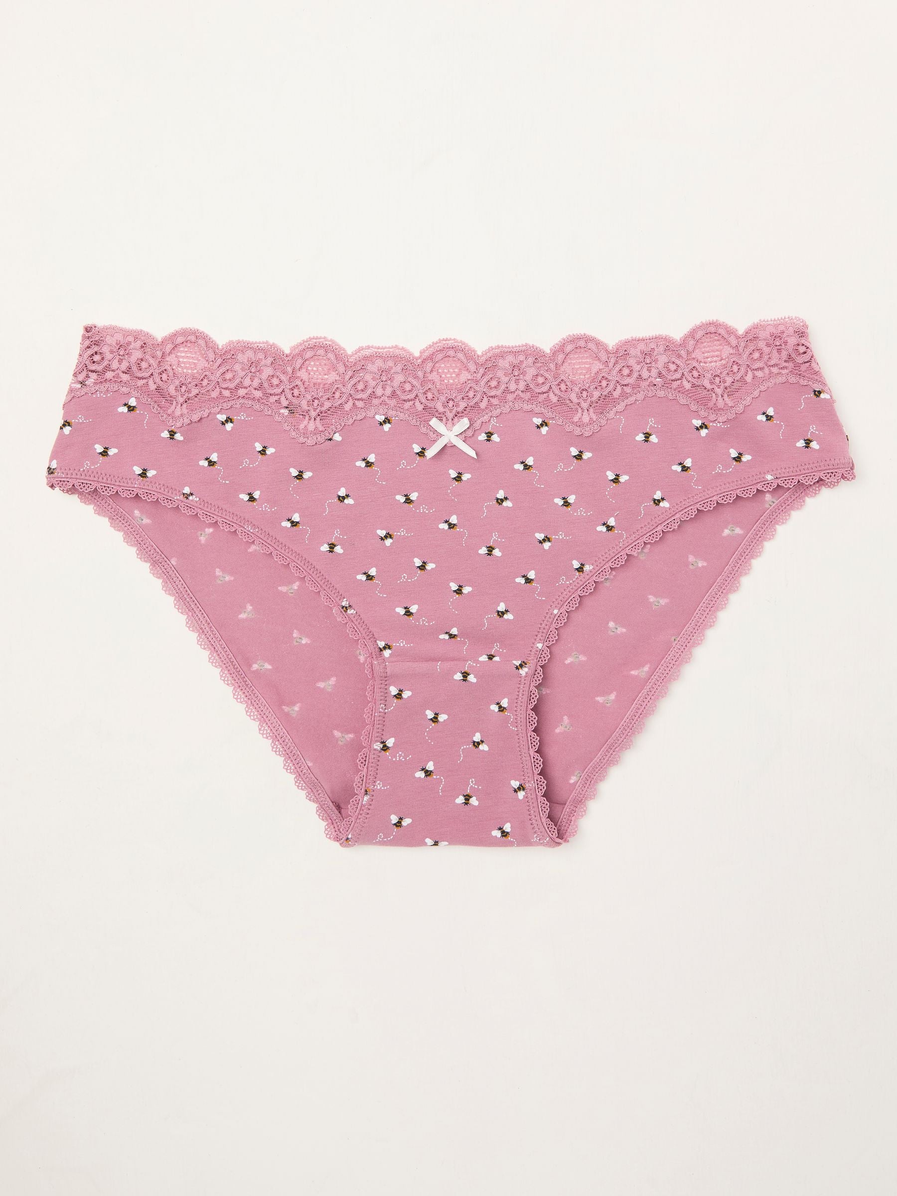 Purple BEE STRIPE KNICKERS