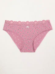 Purple BEE STRIPE KNICKERS