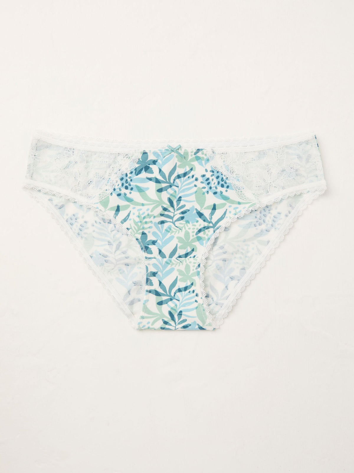 Green Leaf Print Knickers