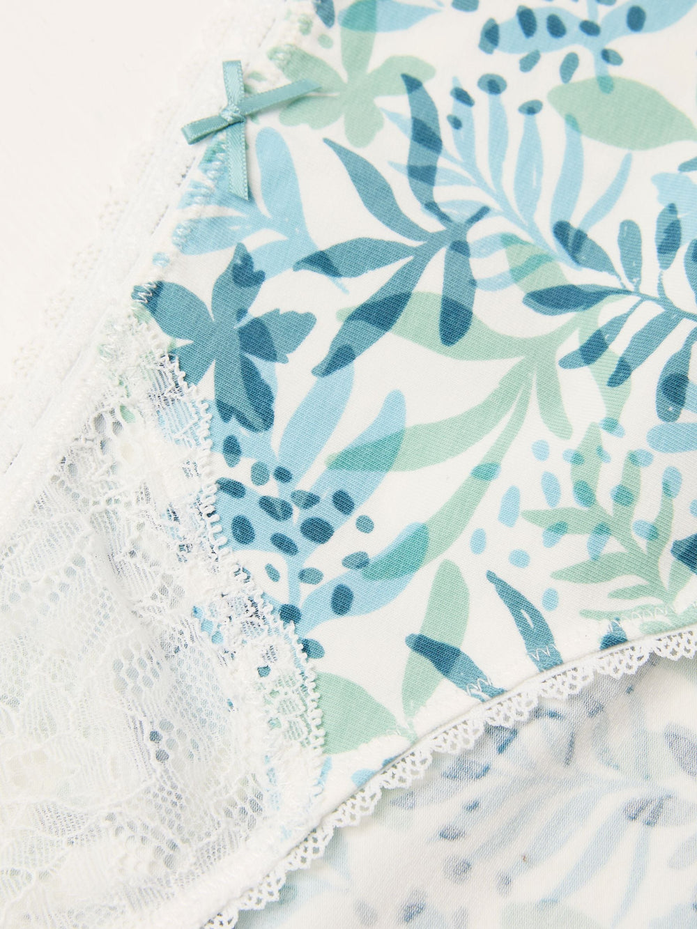 Green Leaf Print Knickers