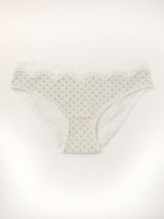 Green Geometric Print Mini Knickers
