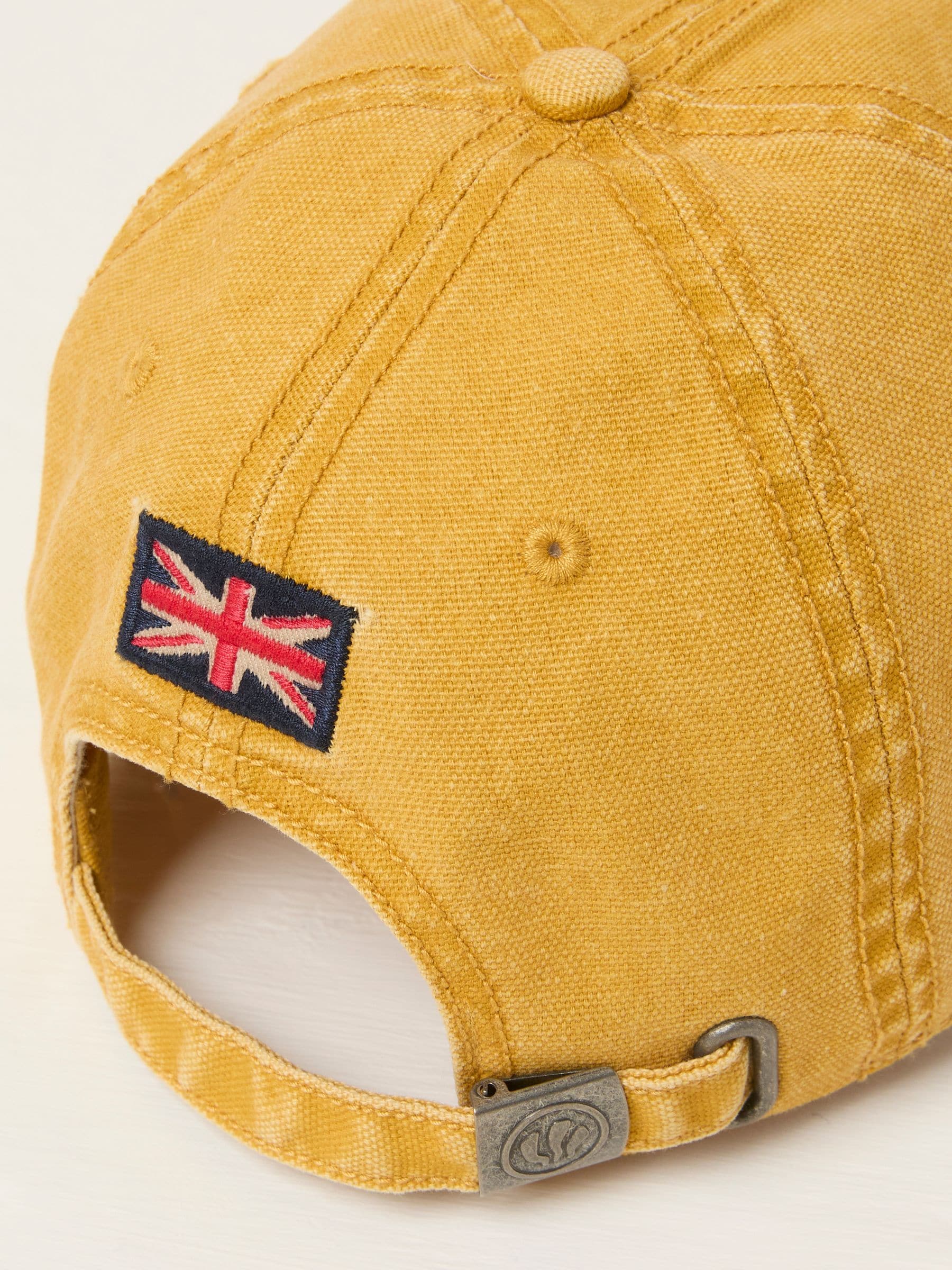 Mustard Yellow 100% Cotton Canvas Baseball Cap