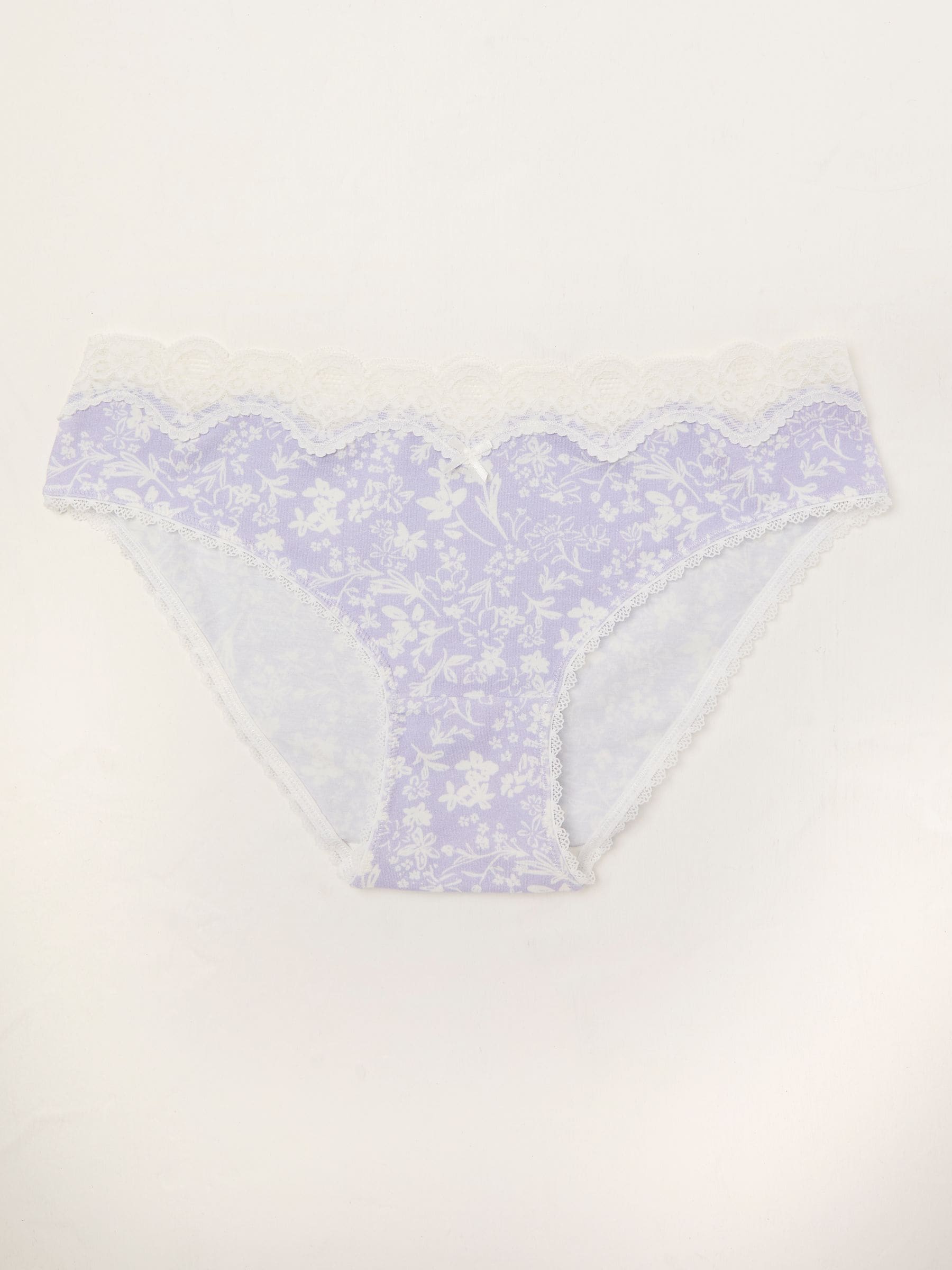 Lilac Purple Floral Knickers