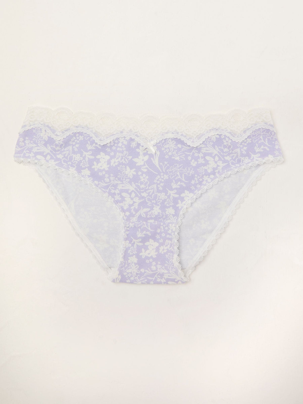 Lilac Purple Floral Knickers