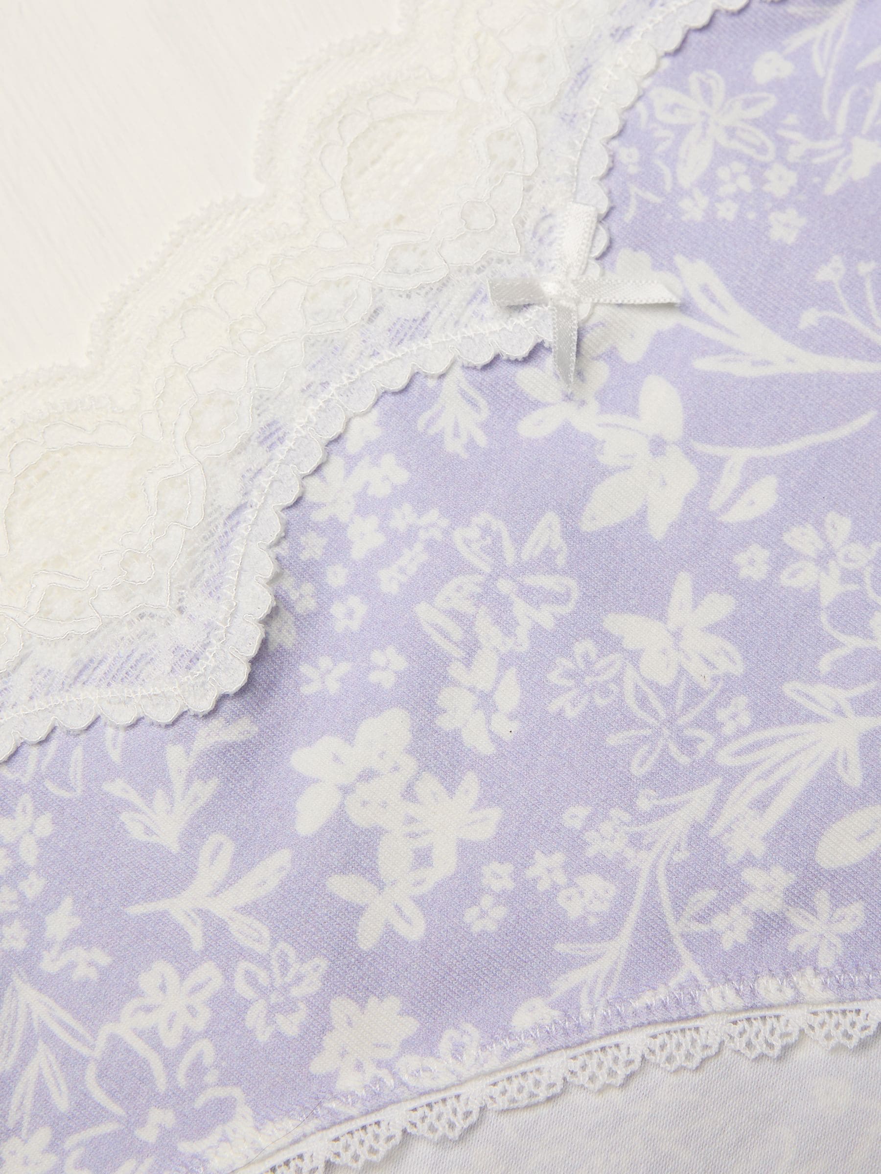 Lilac Purple Floral Knickers