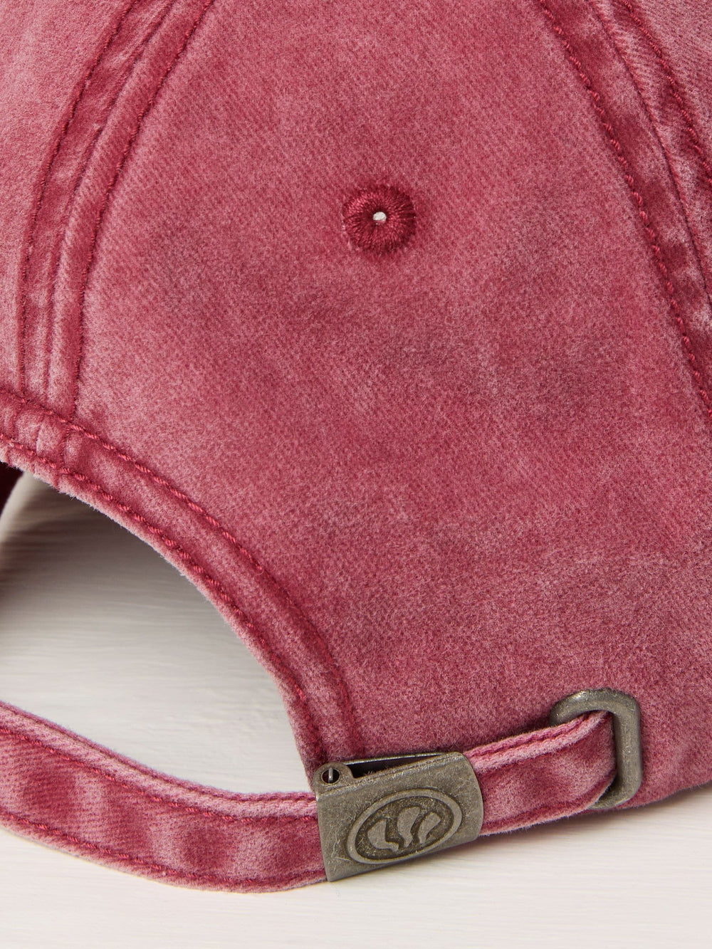 Red 100% Cotton Twill Baseball Cap