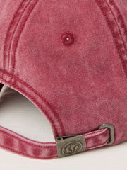 Red 100% Cotton Twill Baseball Cap