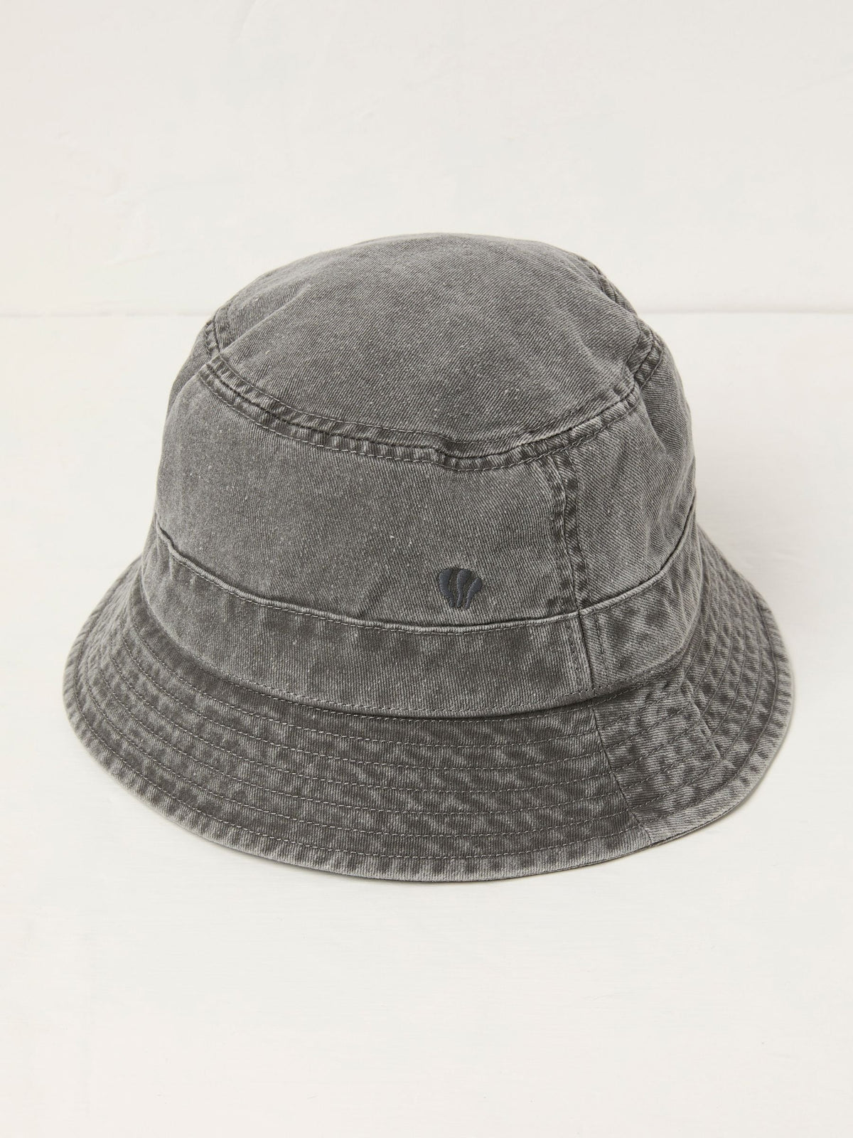 Grey Washed Bucket 100% Cotton Hat