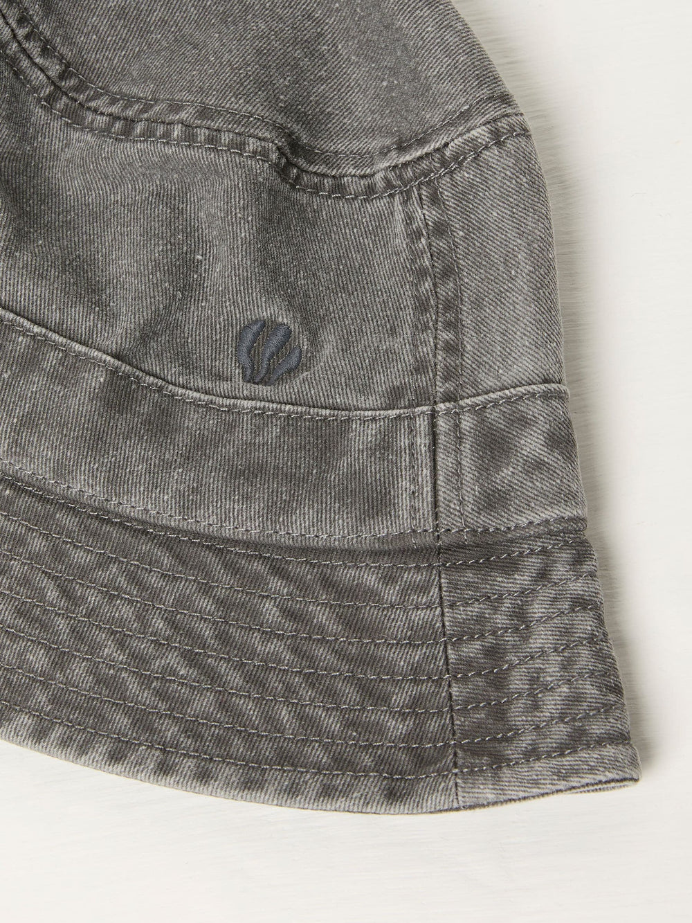 Grey Washed Bucket 100% Cotton Hat