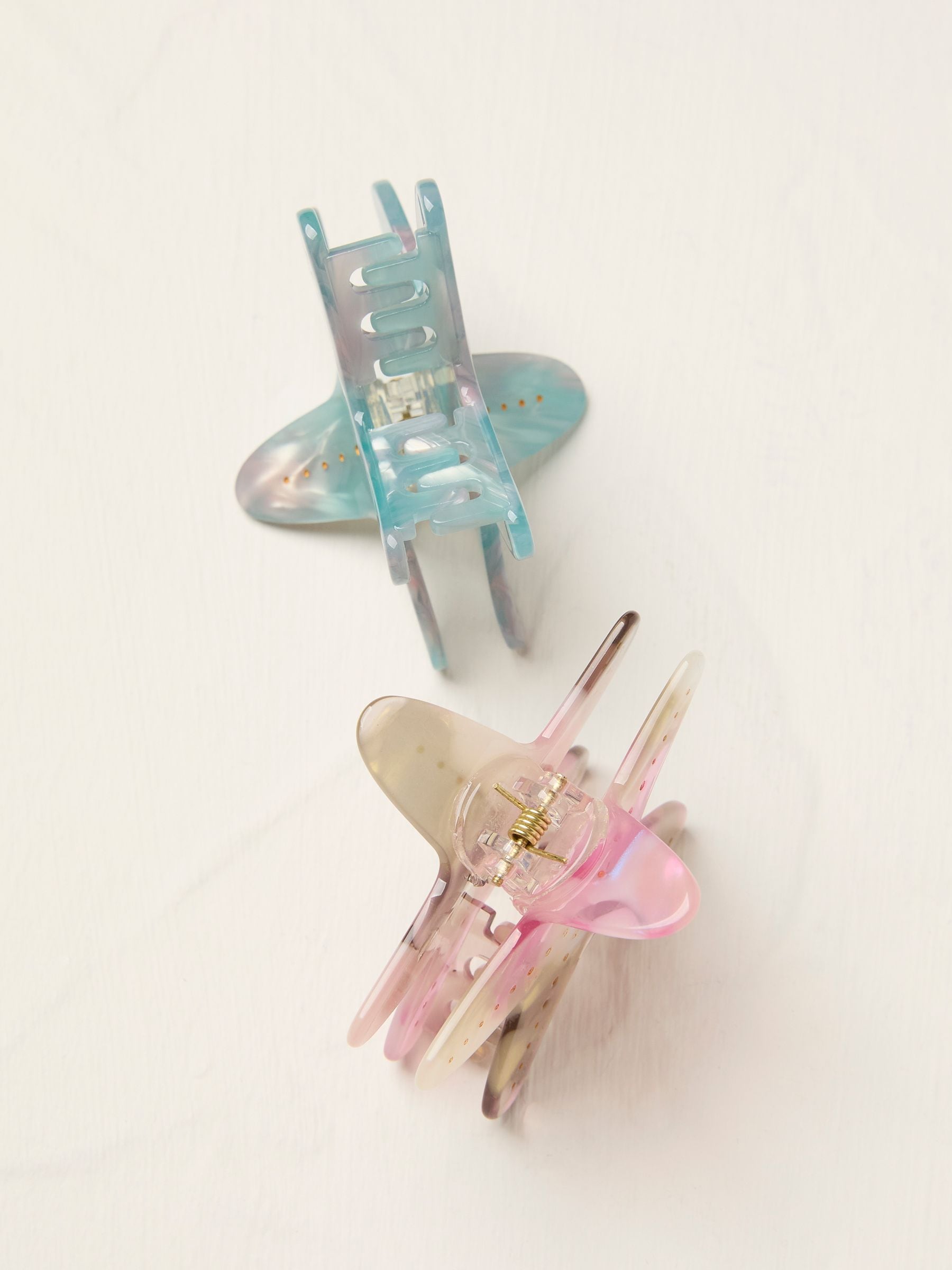 Multi Starfish Hair Clips