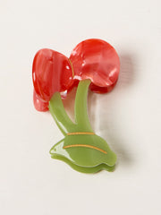 Red Cherry Claw Clip
