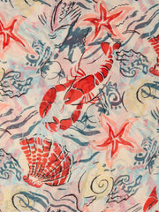 Blue Sea Scene Lightweight Scarf