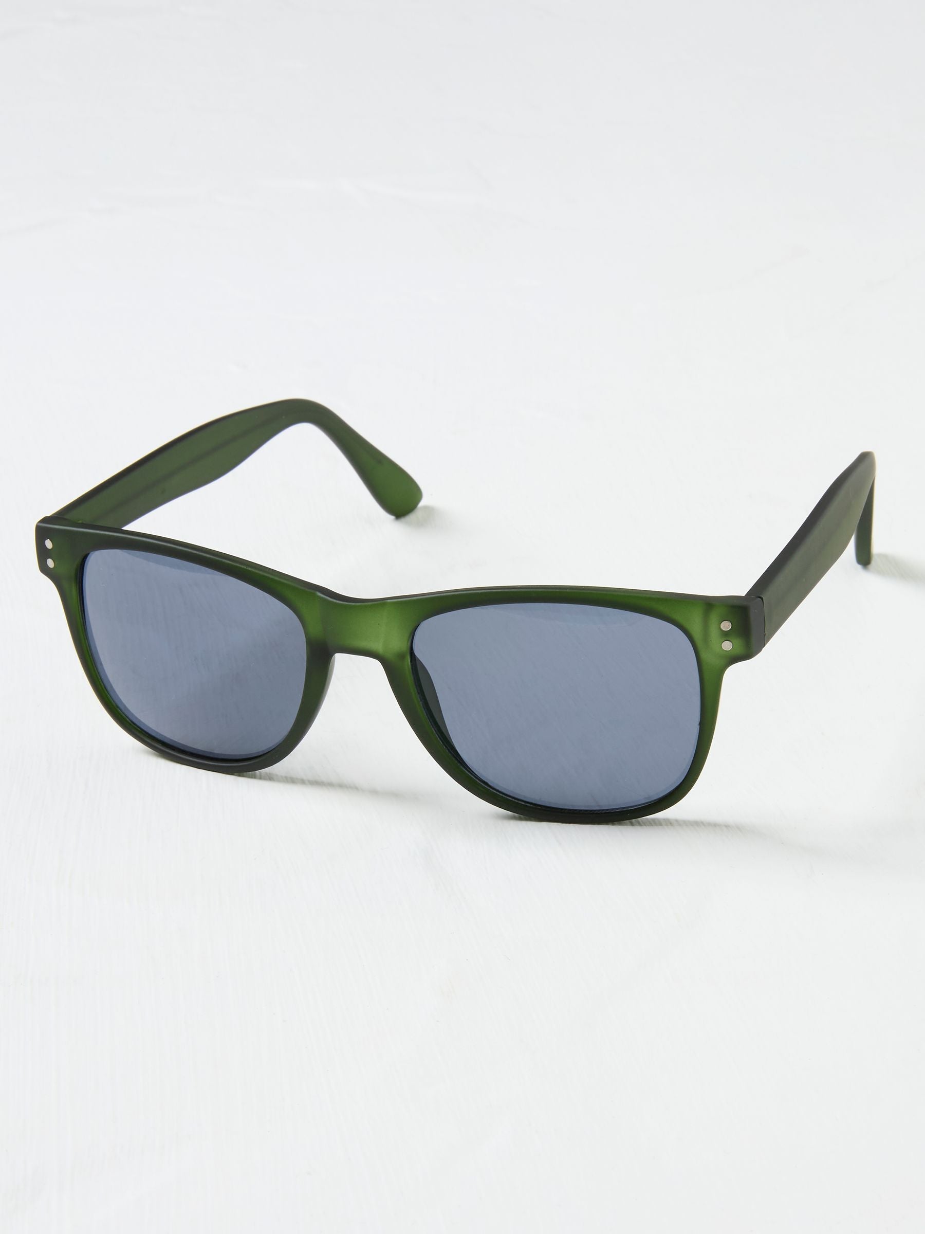 Dark Green Theo Sunglasses