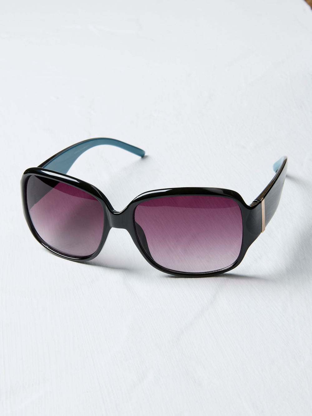 Black Olivia Oversized Sunglasses