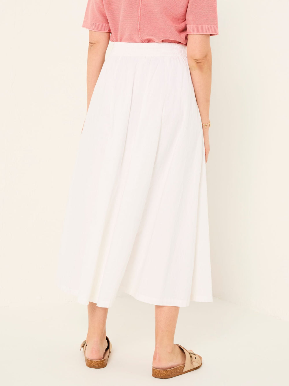 White Sulli Poplin Skirt