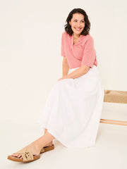 White Sulli Poplin Skirt