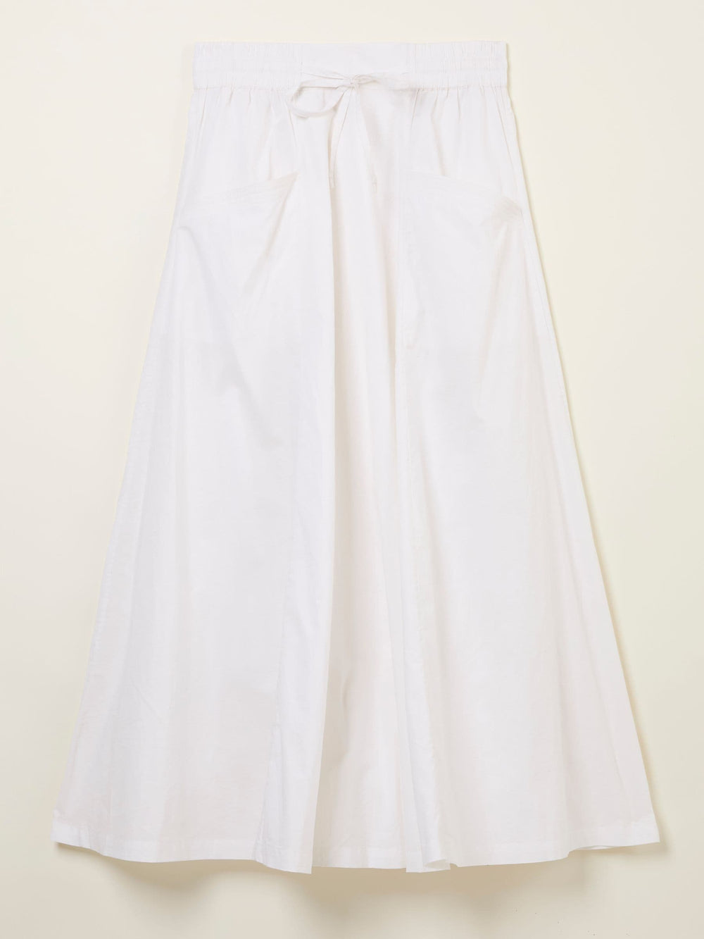 White Sulli Poplin Skirt