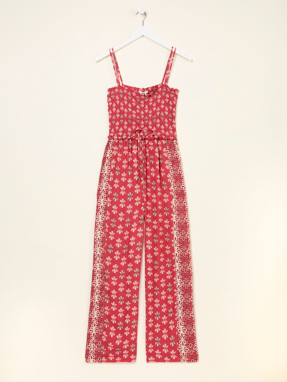 Natalie Dark Pink Earth Geo Jumpsuit